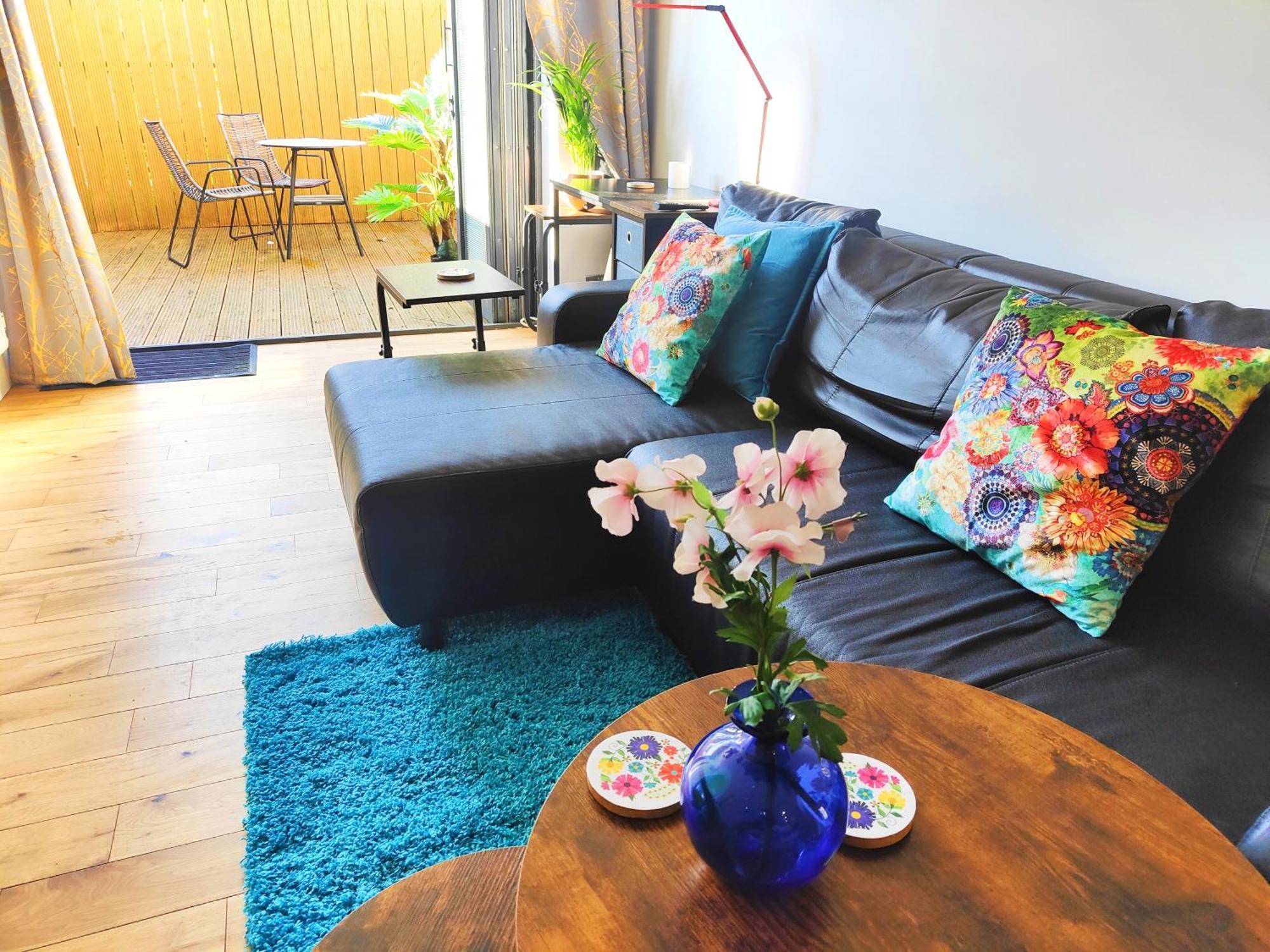 Modern Central Brighton Patio Flat - Free Parking! 외부 사진